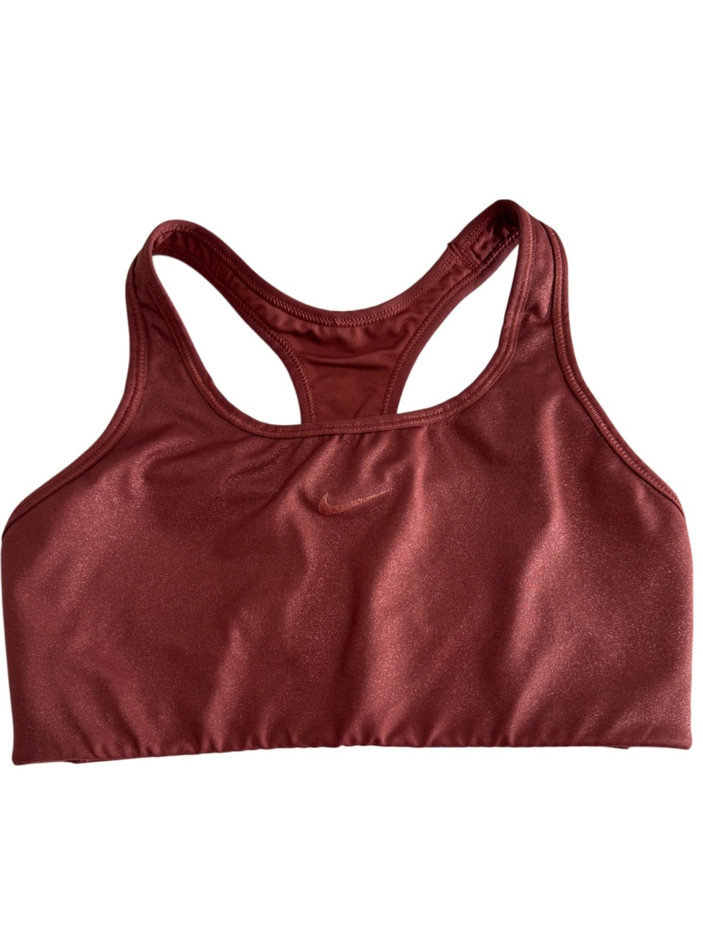 Nike Racerback Sports Bra in Deep Burgundy